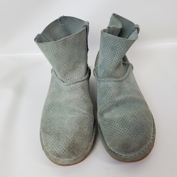 UGG Leather Laser Cut Leather Insoles Slip On Boots - Picture 8 of 11